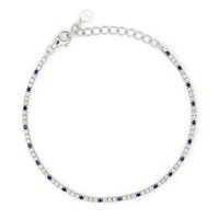 Pulsera Dilvdò TENNIS in Plata Zircone BRTCBBL3+1